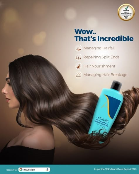 Hi... 😊 Yes, that’s right! Assure Anti-Hairfall Shampoo lets you unlock a wholesome level of care for your hair with properties like deep fiber restoration, better hair elasticity, and more. Buy now #vestproduct #HairCareMagic #AssureHairOil #WishYouWellth #keratinshampoo #smoothening #shinyhair #stronghair #smoothhair #ordernow Shampoo Advertising Design, Hair Oil Social Media Post, Hair Product Social Media Design, Shampoo Social Media Post, Hair Product Advertisement, Hair Ads Creative, Shampoo Ads Creative, Hair Shampoo Ads, Shampoo Ads Design