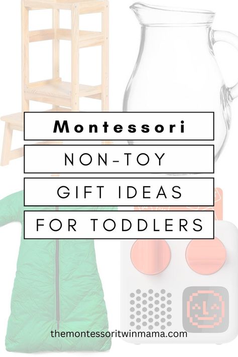 Get 25 great non-toy gift ideas that would be perfect for any one-year-old or toddler. These 25 non-toy Montessori gift ideas are practical, purposeful, and will make your child feel special. Many of these gifts are aimed to support child independence and autonomy in the home. These gifts are so practical in nature that you will find your child using them all of the time throughout their daily life. Be the one to give a meaningful, practical non-toy Montessori based gift! Educational Toys For One Year Old, 1 Year Christmas Gifts, Montessori Gifts For One Year Old, Montessori First Birthday Gifts, Handmade Toddler Christmas Gifts, Montessori Gifts For Three Year Old, How To Make Montessori Toys, 1 Year Christmas Gift Ideas, Diy Gift From Toddler