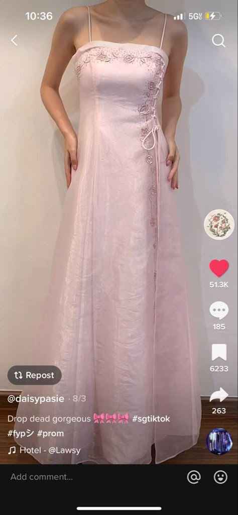 Pink Y2k Dress Prom, Pink Lace Dress Aesthetic, Blush Pink Dress Aesthetic, Pink Dresses Coquette, Aesthetic Vintage Prom Dress, Prom Coquette Dress, Coquette Dress Formal, Pastel Pink Dress Aesthetic, Vintage Prom Dresses 90s Pink