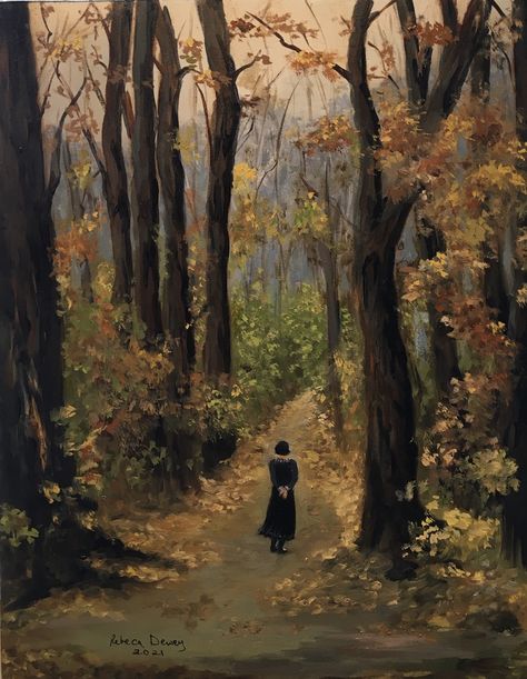 Cottagecore Painting, Autumn Painting, Classical Art, Dreamy Art, Autumn Art, Autumn Aesthetic, In The Woods, Pretty Art, Aesthetic Art