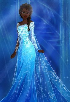 What Frozen's Anna and Elsa would look like if they were black (PHOTOS) Art Black Love, Frozen Fan Art, Frozen Characters, Afrikaanse Kunst, My Black Is Beautiful, Black Princess, Queen Elsa, Black Artwork, Black Cartoon