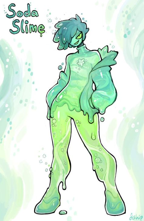 Slime Person, Slime Girl, Borderlands Art, Slimes Girl, Monster Girls, Alien Character, Dragon Knight, Monster Concept Art, Halloween Drawings