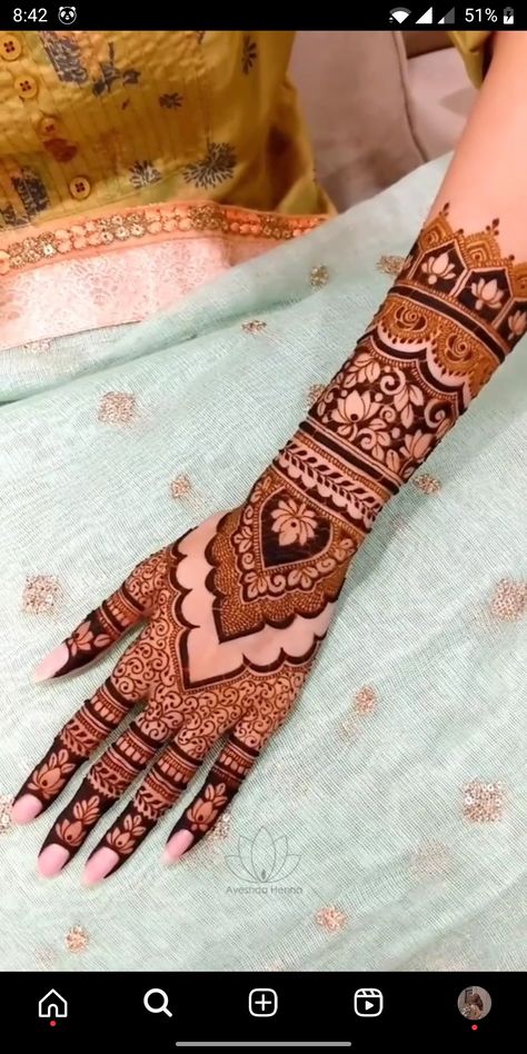 Mehndi Look, Latest Mehndi Designs Wedding, Mehndi Ideas, Beautiful Mehndi Designs, Bridal Mehandi, Henna Wedding, Mehndi Designs Bridal Hands, Mehndi Designs For Kids, Bridal Henna Designs