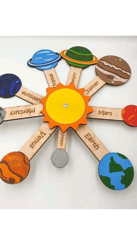 Project Solar System, Solar System Projects For Kids, Moon And Earth, Earth Projects, Solar System Projects, Science Earth, 5th Grade Science, Sun Moon And Stars, 5th Grades