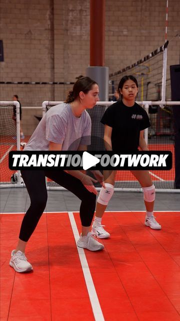 VIBE Volleyball Lab on Instagram: "Transition Footwork 🤔  For many hitters, hitting in transition can be confusing, but knowing the 4-step footwork trick can help make things much easier 😌  As Coach Nicole puts it, the 4-step footwork is:  Right foot first and stepping open to the court ✅  Left foot Crossing over your right ✅  Right foot stepping open to the court ✅  Left foot ending behind your right ✅  It’s as simple as right-left-right-left 😉  this trick helps you get outside the court and in the best position to approach the ball 🔥  🎥: @jameson_mckibbin   #volleyballballtraining #volleyball #privatelessons #performacnetraining #offcourttraining #athlete #vibetribe  #lavolleyball #youthvolleyball #southbayvolleyball  #volleyballtraining #elsegundo #vball #vibetribe" Volleyball Court Positions, Volleyball Positions On Court, Instagram Transition, Volleyball Positions, Youth Volleyball, Volleyball Court, Volleyball Training, Vibe Tribe, Coaching Volleyball