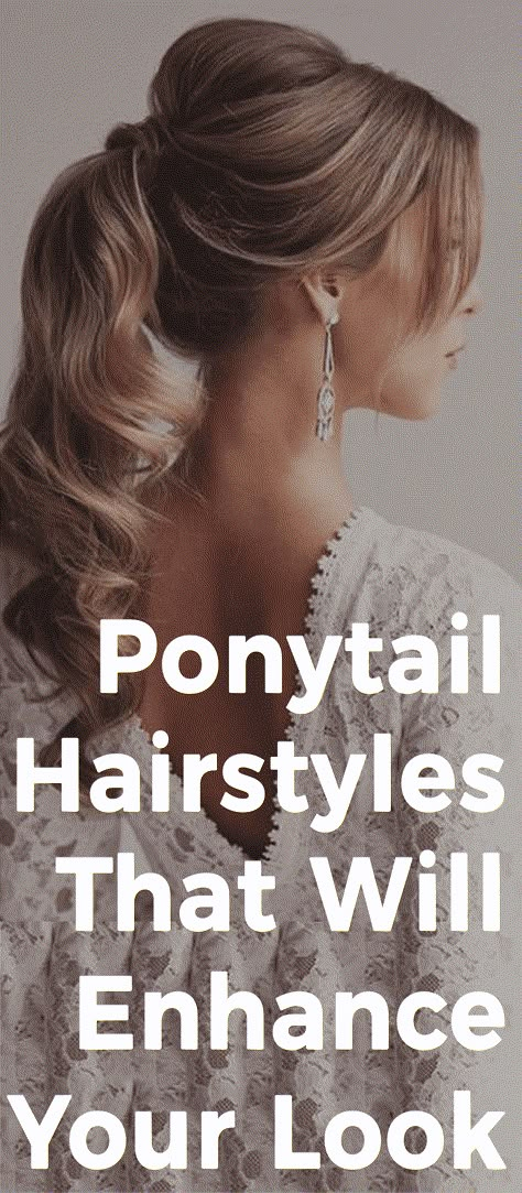 Try These 15 Types Of Stunning Ponytails Give Your Regular Ponytail A Rest! Bride Hair High Ponytail, Mother Of The Bride Ponytail Hairstyles, Dressy Ponytail Hairstyles, Halter Dress Hairstyles, Dressy Ponytail, Formal Ponytail, Pageant Hairstyles, Ponytail Hair Styles, Mob Hair