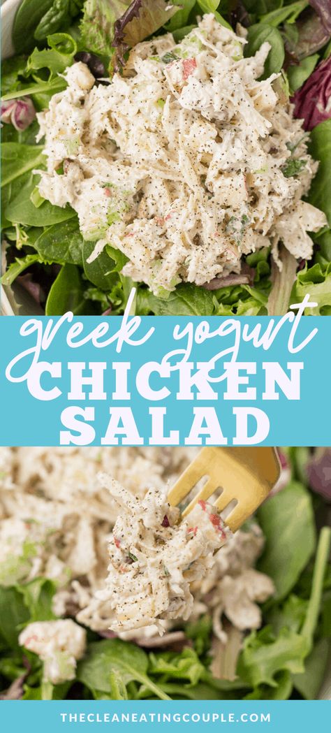 Greek Yogurt Chicken Salad, Yogurt Chicken Salad, Greek Yogurt Chicken, Greek Chicken Salad, Yogurt Chicken, Baking Powder Uses, Healthy Chicken Salad, Boiled Egg Diet Plan, Low Carb Diet Recipes