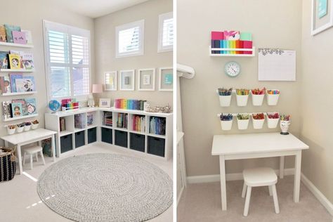 Camera Montessori, Office Guest Bedroom, Media Room, Play Room, Kids Playroom, Little Houses, Guest Bedroom, Room Office, Montessori