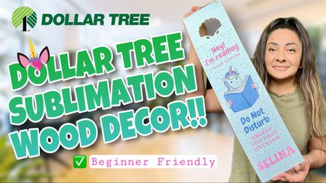 Dollar Tree Sublimation Ideas, Beginner Sublimation, Dollar Tree Sublimation, Sublimation Tutorial, Sublimation On Wood, Sublimation Items, Sublimation Printer, Sublimation Blanks, Wood Planks