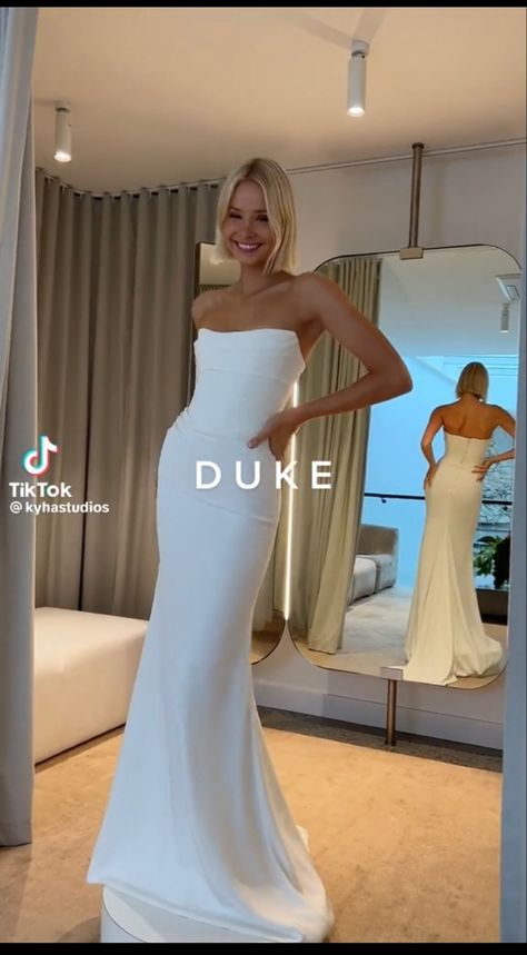 Pearl Simple Wedding Dress, Slim Fit Wedding Dresses Classy, Simple Straight Wedding Dress, Plain Elegant Wedding Dress, Strapless Wedding Dress With Gloves, Silk Reception Dress, Simple Strapless Wedding Dress, Strapless A Line Wedding Dress, Simple Mermaid Wedding Dress