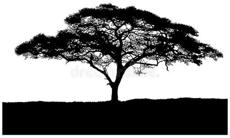 Silhouette of the tree African savannah royalty free illustration Savannah Tattoo, Africa Tattoo, Lion Sleeve, Henna Tattoo Ideas, Africa Tattoos, Farm Logo Design, Travel Doodles, African Tree, Skull Girl Tattoo