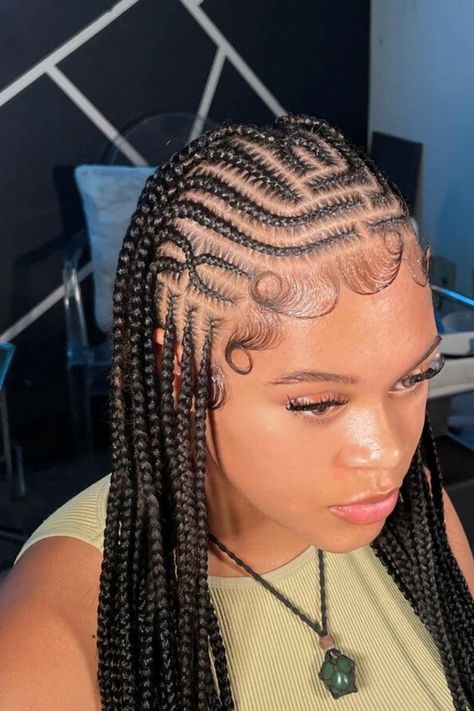 40 Fulani Braids Hairstyles – Scan to Talk Braids With Designs, Braids Designs, Hair Braid Designs, Braided Hairstyles For Black Women Cornrows, Feed In Braids Hairstyles, Box Braids Hairstyles For Black Women, Braided Cornrow Hairstyles, Cute Box Braids Hairstyles, Quick Braided Hairstyles