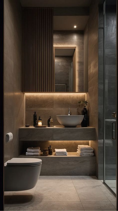 Unleash Your Creativity: 15 Best Bathroom Design Ideas for Small Spaces - Inspire Inlet Bathroom Lighting, Lighted Bathroom Mirror, Bathroom Mirror, Mirror, Furniture, Home Decor, Home Décor