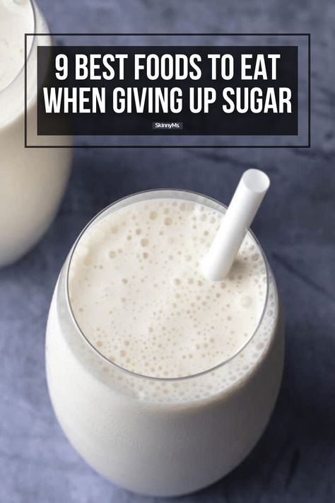 9 Best Foods to Eat When Giving Up Sugar Giving Up Sugar, Sugar Free Snacks, Sugar Free Diet, No Sugar Diet, Good Foods To Eat, Sugar Detox, No Sugar Foods, Healthy Sweets Recipes, Sugar Free Desserts