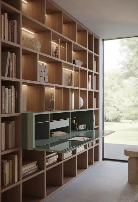 Sectional modular custom bookcase SELECTA by Lema_9 Custom Bookcase, Modular Bookcase, Metal Design, Price List, Feature Wall, Habitat, Sectional, Bookcase, Shelves