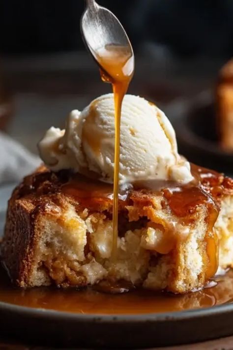 If you're looking for the perfect October dessert, this warm bread pudding will win your heart! It's packed with comforting flavors that remind you of cool, fall evenings. With simple ingredients, you can enjoy a heartwarming treat that’s perfect for any gathering. Whether it’s topped with a sweet sauce or served with whipped cream, this delightful dish is sure to become a family favorite. Perfect for Sunday dinners or cozy get-togethers, warm bread pudding is your go-to comfort food for the season! Chocolate Orange Bread Pudding, Bread Pudding Caramel Sauce, Chai Bread Pudding, Gourmet Bread Pudding Recipe, Coffee Bread Pudding, Bread Pudding With Coconut Milk, Bread Puddings Recipe, Cold Bread Pudding, Birthday Cake Bread Pudding