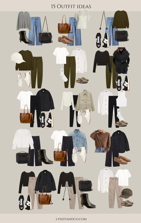 Capsule Wardrobe For Moms, Capsule Wardrobe Women, Looks Jeans, Comfortable Loungewear, Capsule Wardrobe Outfits, Skandinavian Fashion, Fashion Capsule Wardrobe, Fashion Vocabulary, Winter Capsule Wardrobe