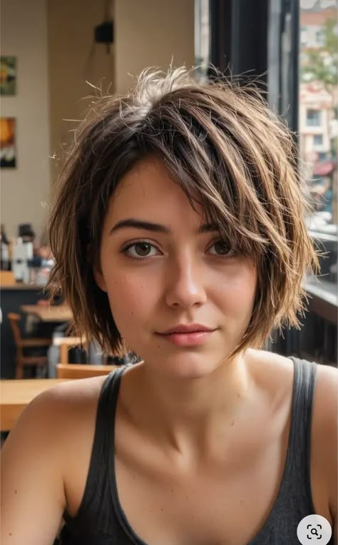 Short Layered Bob Hairstyles Over 50, Crop Bob Haircut, Off Face Hairstyles For Women, Short Bob Textured, Short Shaggy Bob Straight Hair, French Style Short Hair, Short Bob Hairstyles Straight Hair, Short Bob Hairstyles Fine Hair, Short Hair Cuts For Rounder Faces