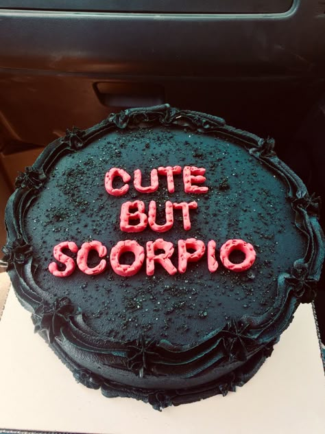 Scorpio Birthday Cake Ideas, Cute But Scorpio Cake, Scorpio Szn Cake, Birthday Cake Scorpio, Scorpio Cake Ideas, 29 Birthday Cake, Scorpio Party, Scorpio Cake, Beautiful Pie Crusts