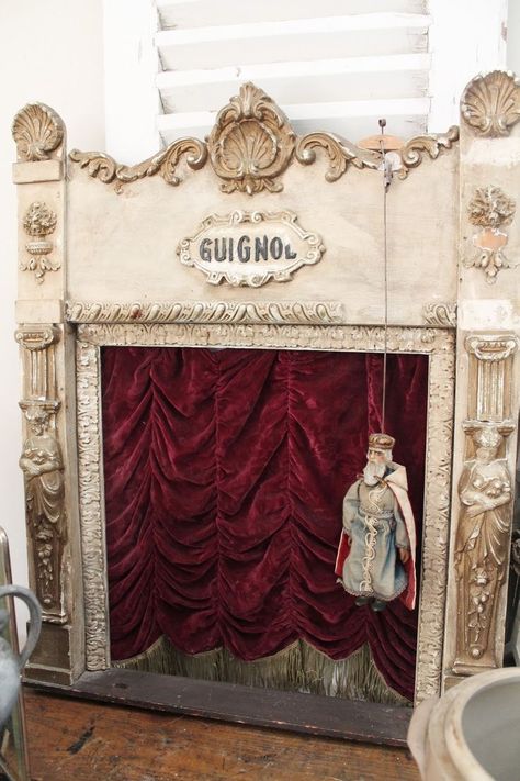 Puppet Theaters, Circus Crafts, Music Box Ballerina, Paper Theatre, Ballet Russe, Vintage Theatre, Toy Theatre, Haunted Dollhouse, Punch And Judy