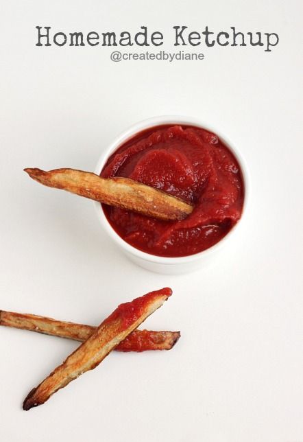 Delicious Homemade Ketchup @createdbydiane Sugar Free Ketchup Recipe, Flavcity Recipes, Paleo Ketchup, Flav City, Homemade Ketchup Recipes, Paleo Condiments, Paleo Sauces, Sugar Free Ketchup, Ketchup Recipe