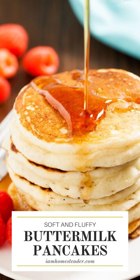 Best Buttermilk Pancakes, Fluffy Buttermilk Pancake Recipe, Homemade Buttermilk Pancakes, Fluffy Buttermilk Pancakes, Buttermilk Pancakes Fluffy, Best Pancake Recipe, Pancake Recipe Buttermilk, Buttermilk Recipes, Perfect Pancakes