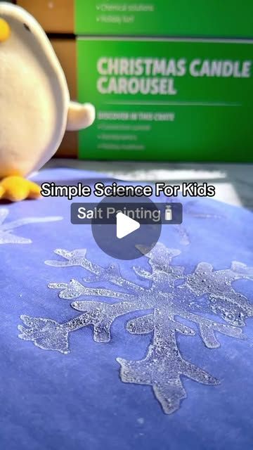 Salt Picture, Salt Snowflakes, Winter Projects For Kids, Ks1 Science, Painting Snowflakes, Winter Science Experiments, Salt Painting, Decorating Crafts, Winter Preschool