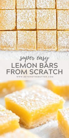 Easy Lemon Bars, Lemon Bars Easy, Curd Filling, Lemon Bars Recipe, Lemon Curd Filling, Buttery Shortbread, Lemon Dessert Recipes, Shortbread Crust, Salad Pasta