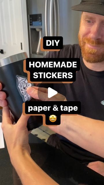 Diy Parchment Paper, Cartoon Crafts, Making Stencils, Create A Sticker, Youtube Hacks, Homemade Stickers, Artsy Ideas, Commonplace Book, Family Fun Games