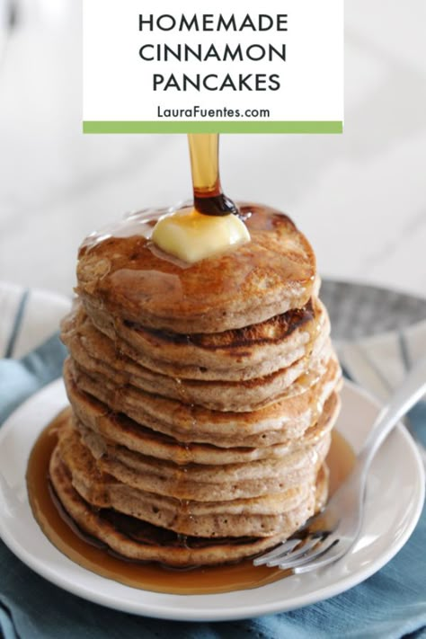 Cinnamon Recipes Easy, Cinnamon Pancakes Recipe, Breakfast Cinnamon, Best Pancake Recipe, Cinnamon Roll Pancakes, Breakfast Oatmeal Recipes, Gf Breakfast, Cinnamon Syrup, Cinnamon Pancakes