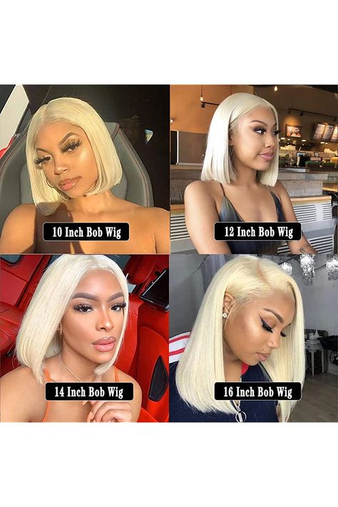 613 Bob Wig, 613 Blonde Bob, 613 Lace Front Wig, Soft Silky Hair, Frontal Lace Wig, Blonde Bob Wig, Blonde Bob Hairstyles, Blonde Lace Front Wigs, 613 Blonde