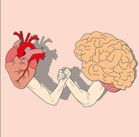 Suis ton cœur mais porte toujours ton cerveau avec toi Heart And Brain, Brain Art, Meaningful Pictures, 30 July, Deep Art, Meaningful Art, Heart Painting, Human Heart, Art Pop