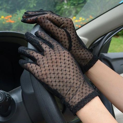 Black Lace Gloves, Sheer Gloves, Summer Gloves, Hand Socks, Elegant Gloves, Mesh Gloves, 1920s Outfits, Gloves Women, Gloves Fashion