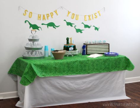 www.herpartypants.com Loch Ness Monster Party, Cryptid Party Ideas, Cryptid Party, Lochness Monster, Twins Birthday Party, Monster Invitations, Water Birthday, My First Birthday, Unique Party Ideas