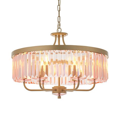 Rose Gold Lamps Bedroom, Art Deco Bedroom Lighting, Pink And Gold Light Fixture, Pink Light Fixture, 1930s Chandelier, Laura Ashley Chandelier, Art Deco Light Fixture, Pink Chandelier, Glass Ceiling Pendant