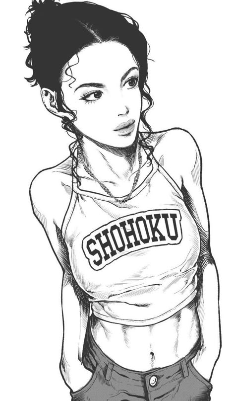 Ayako Slam Dunk Icons, Slam Dunk Manga Art, Ayako Slam Dunk Manga, Slam Dunk Manga Icon, Slam Dunk Drawing, Slam Dunk Pfp, Ayako Slam Dunk, Slam Dunk Art, Boichi Manga