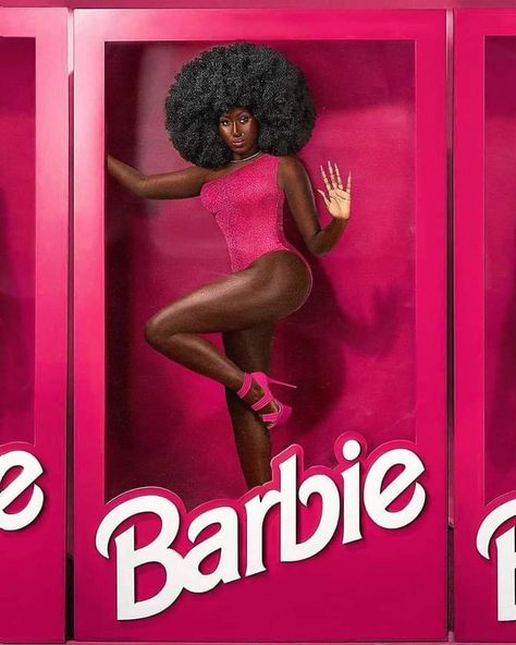 Barbie Poses Photoshoot, Black Disney Princess, Playtime Is Over, Length Retention, Natural Hair Routine, Barbie Box, Barbie Birthday Party, Barbie Makeup, Barbie Theme