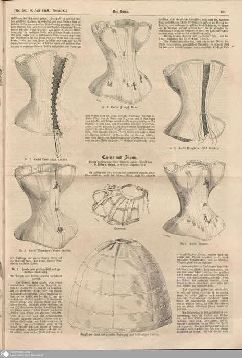 1860s Corset, Corset Stays, Sewing Illustration, 1850s Fashion, History Bounding, Victorian Era Fashion, Victorian Corset, Corset Sewing Pattern, 1800s Fashion