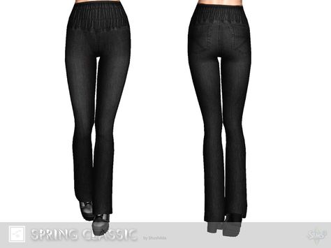 Jeans for cold spring Found in TSR Category 'Sims 3 Female Clothing' Sims 4 Black Jeans, Sims 4 Cropped Pants, Sims 3 Cc Pants, The Sims 4 Flared Pants, Stretch Leather Dress, Sims3 Cc Clothing Sims 3, Low Cut Outfit, Female Pants, Boys Leather Jacket