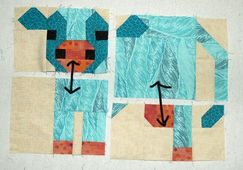 Cow Quilt Block, Cow Quilt, Sewing Pattern Storage, Farm Animal Quilt, Bird Quilt Blocks, Farm Quilt, Scrappy Quilt Patterns, Quilt Square Patterns, Bird Quilt