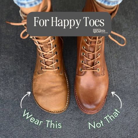 I love a timeless boot that never goes out of style – those models you can rely on year after year for effortless fall fashion! What I don’t love is pinched toes and foot pain. So I’ve swapped all my old boots for wide toe box alternatives.   This is my barefoot style series where we find comfy alternatives to cute and trendy shoes. Here we’re featuring new barefoot versions of classic boot styles for fall 2024.  #BarefootBoots #FunctionalFootwear #HappyFeet #FallBoots #FallFashion2024 Womens Leather Boots Low Heels, Sustainable Shoes Women, Womens Boots Ankle Casual, Women's Orthopedic Shoes, Cute Orthopedic Shoes, Comfortable Walking Boots Women, Womens Barefoot Boots, Comfortable Cute Shoes For Women, Wide Toe Box Boots Woman