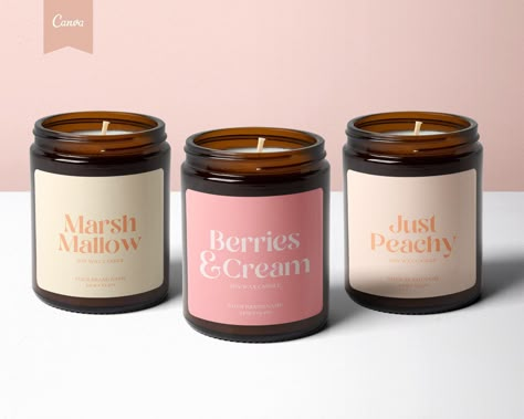 BOHO inspired, Retro Inspired, FULLY EDITABLE branded Candle Labels for your small business. Add your own scents easily to create your own collection. Personalise your brand easily, by using a template and adding in all your details. Change the color, add in your logo, then print at home or online! Edit for FREE online using CANVA.com on your home computer. * Change the wording * Change the fonts * Change the background * Move things around * And even add in your LOGO! What do you get? 2 x Edita Original Candle Labels, Candle Jars With Vinyl, Personalised Candle Labels, Candle Labela, Custom Candle Lable, Pink Candle Labels, Neon Candle Labels, Party Candle Labels, Candle Labels Cricut