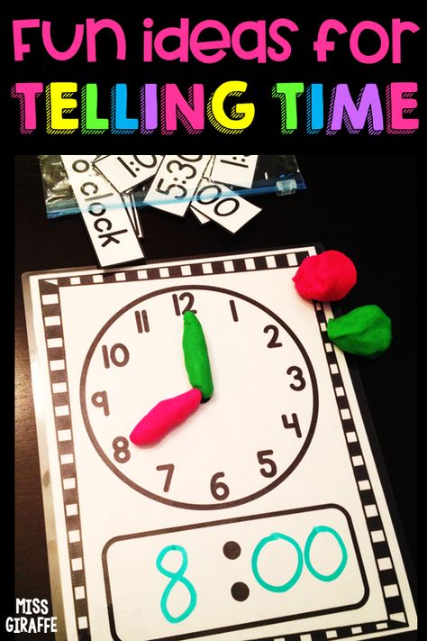 Telling Time Games, Telling Time Activities, Maths Ideas, First Grade Activities, Teaching Time, Time Games, Math Time, Second Grade Math, Simple Math