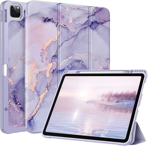 Lilac Marble, Apple Ipad Accessories, Cute Ipad Cases, Apple Ipad Case, Keyboard With Touchpad, Bling Phone Cases, Stylish Iphone Cases, Ipad Pro Case, Keyboard Case