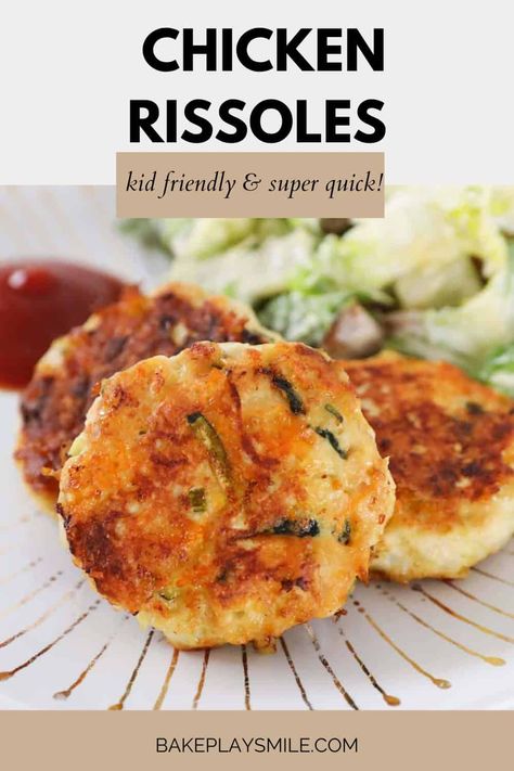 Air Fryer Chicken Rissoles, Light Chicken Meals For Dinner, Baked Chicken Rissoles, Oven Baked Chicken Rissoles, French Chicken Rissoles, Minced Chicken Meatballs, Chicken Minced Recipe, Minced Chicken Recipes Dinners, Minced Chicken Recipe