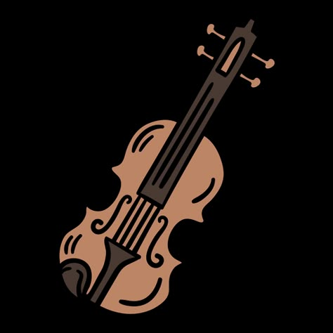 Violin Drawing Easy, Draw Violin, Violin Doodle, Cartoon Violin, Violin Doodle Art, Detective Vbs, Instruments Drawing, Violin Drawing, Transparent Violin