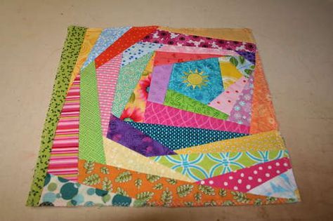 Scrappy Quilting, Crazy Quilt Tutorials, Colourful Quilts, Crumb Quilts, Quilted Cross, Crazy Quilts Patterns, Crumb Quilt, Crazy Quilt Stitches, Crazy Quilt Blocks