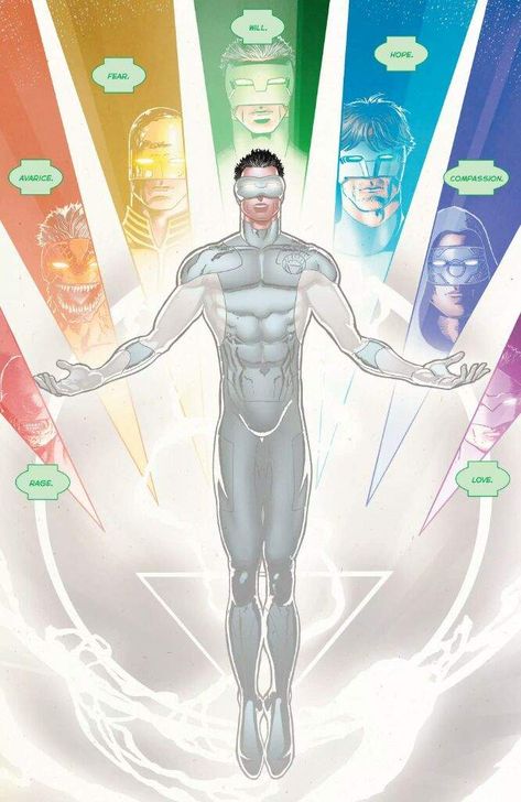 White Lantern | Wiki | Comics Amino White Lantern Corps, Kyle Rayner Green Lantern, Green Lantern Comic, Green Lantern Kyle Rayner, Kyle Rayner, Green Lanterns, White Lantern, Blue Lantern, White Lanterns