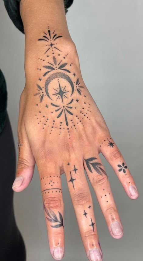 Pointer Finger Tattoo, Morgan Tattoo, Mandala Hand Tattoos, Tato Henna, Finger Tattoo For Women, Finger Tats, Knuckle Tattoos, Hand And Finger Tattoos, Boho Tattoos