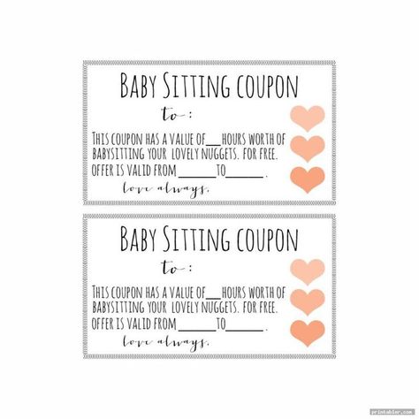 Babysitting Voucher, Babysitting Coupon, Free Certificate Templates, Certificate Design Template, Wet Felting Projects, Anniversary Wishes, Printable Certificates, Coupon Template, Gift Certificate Template